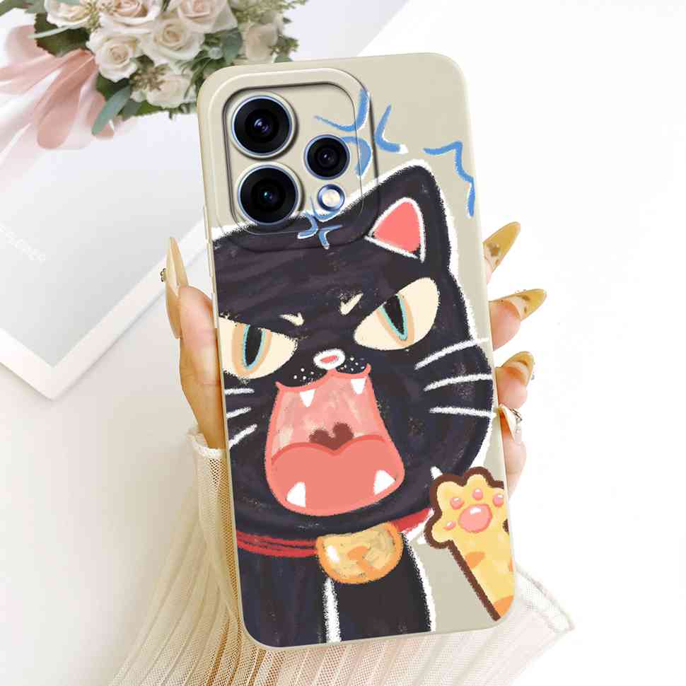 For Oppo Reno15 5G Case CPH2825 ilicone Back Cover For Oppo Reno 15C Reno15c 5G Cute Panda Cartoon Phone Cases Shockproof