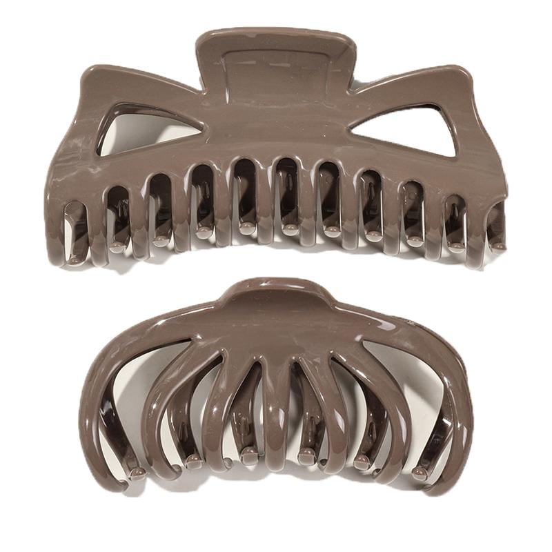 Korean Style Acrylic Solid Color Hair Clip Women's High-end Fashion Shark Clip Hair Accessories