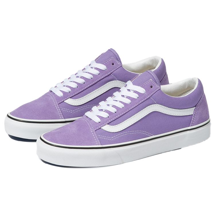 Vans Old Skool Series Comfortable Low Top Sneakers Unisex Lavender VN0A38G19GD