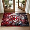 AC Milan Design Crystal Velvet Rug Soft Decorative Mat for Bedroom Entrance