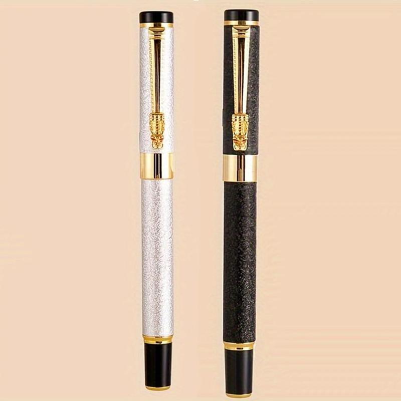 

Роскошная высококачественная перьевая ручка с металлическим наконечником толщиной 0,5 мм — идеально подходит для бизнеса и каллиграфии