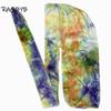 Unisex Männer Samt Durag Bandanas Für Männer Batik Print Samt Durags Langes Bandana Haarkappe Wellen Kappe Schal Durag