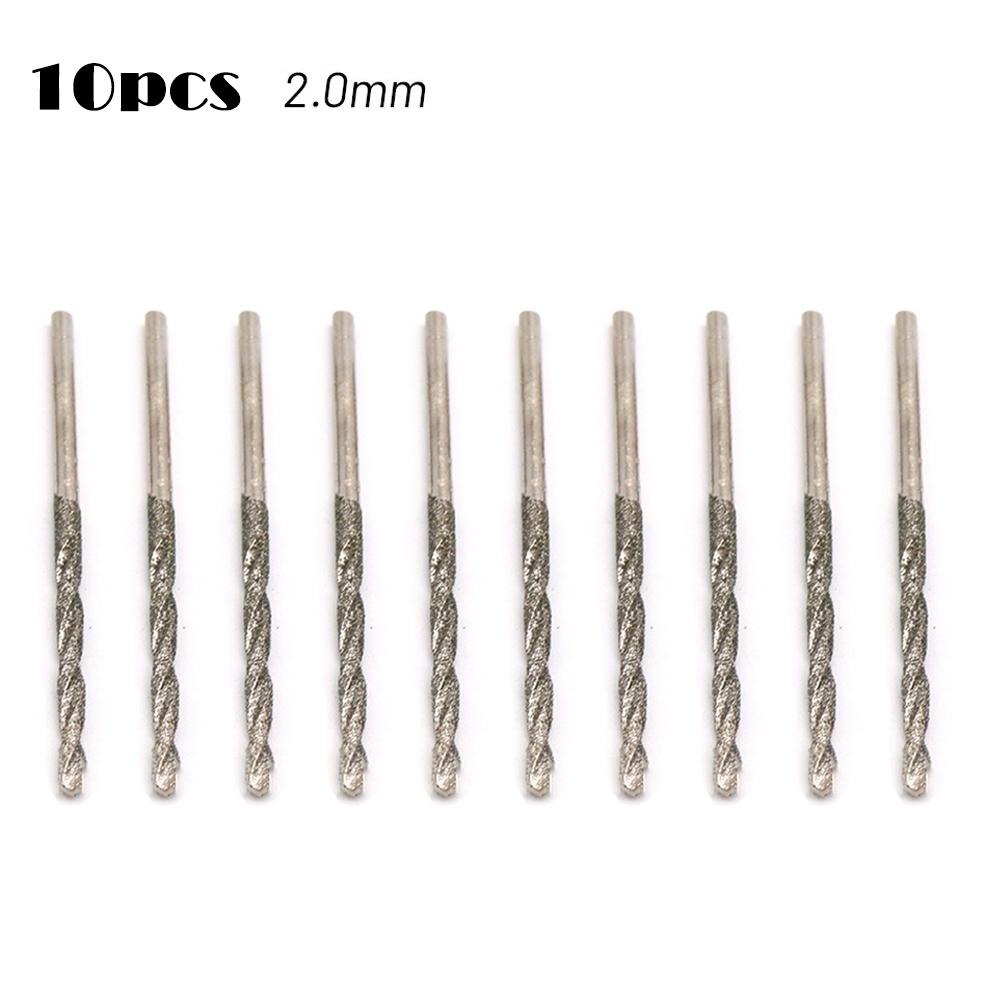 High Speed Spiral Drill Bits for Pendants Cobblestone Set of 10