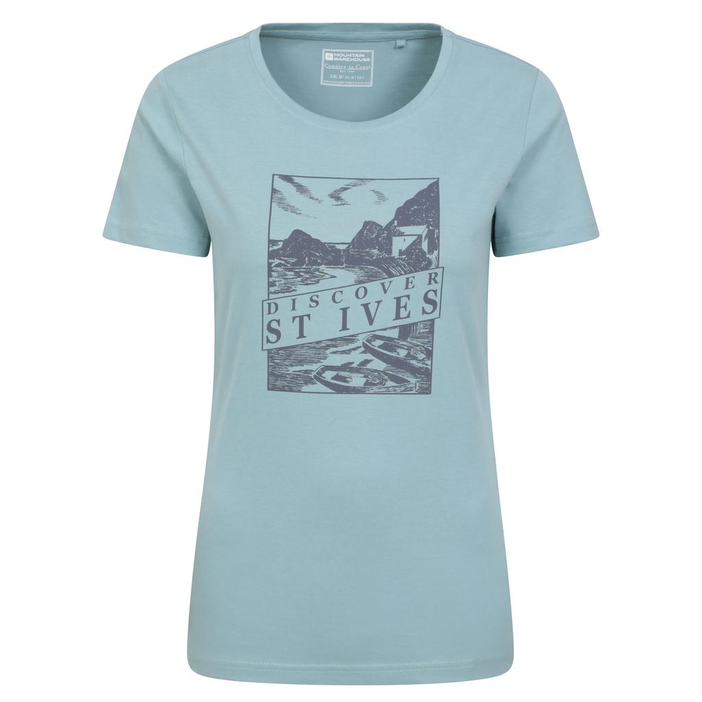 Mountain Warehouse Womens/Ladies Discover St Ives Printed T-Shirt