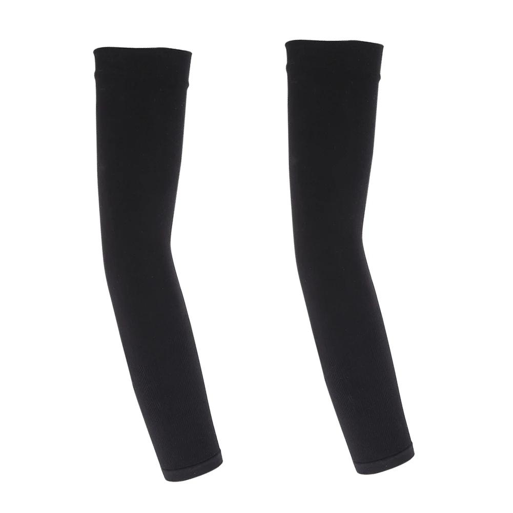 2PCS Cycling Arm Sleeves Ice Fabric Anti-UV Sunscreen Running Cycling Sleeve Outdoor Sport Cycling Unisex Arm Warmers Men Women