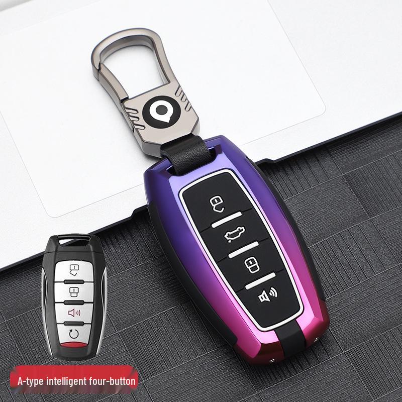 Stylish Great Wall Cannon Key Cover: Customized Car Key Bag with Buckle for Remote Shell Personalization.