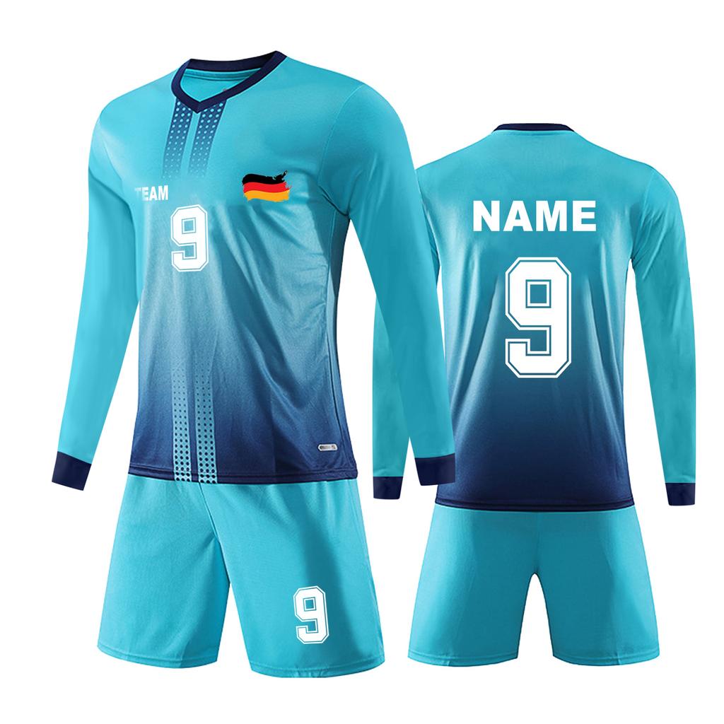 Personalised Shirts Kit Mens Girls With Name Number Custom Football Jerseys For Boys Training Suit
