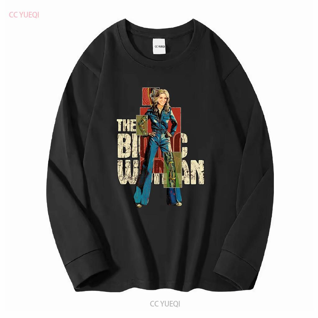 Movie Design T Shirt Jaime Sommers The Bionic Woman Steve Austin Lee Majors vintage Washed Versatile homme graphic Stylish