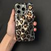 The New Leopard Print Premium Phone Case Is Suitable for Apple 16promax Personalized Iphone15 Case 14plus for Women