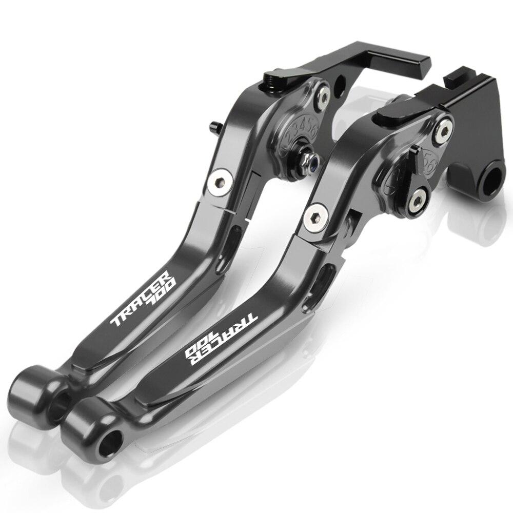 Motocyklová spojková brzdová páka CNC výsuvné nastavitelné skládací páky PRO YAMAHA TRACER700 TRACER 700 2016 2017
