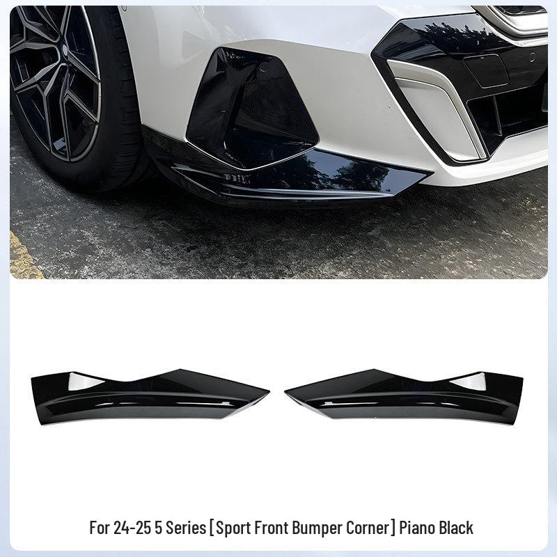 BMW New 5 Series i5 Front & Rear Bumper Protector Kit - Black Warrior Edition