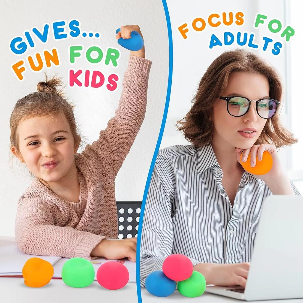1PC Fidget Ice Cube Slow Rising Balls Sensory Fidget Toy Adults Stress Relief Squeeze Hand Exercise Calming Tool for Kids Adults