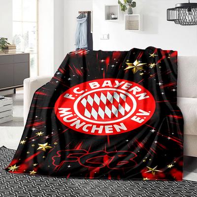 Bayern Munich Crest Art Blankets Flannel Printed Breathable Warm Throw Blanket for Home Office Bedspreads 0708a125