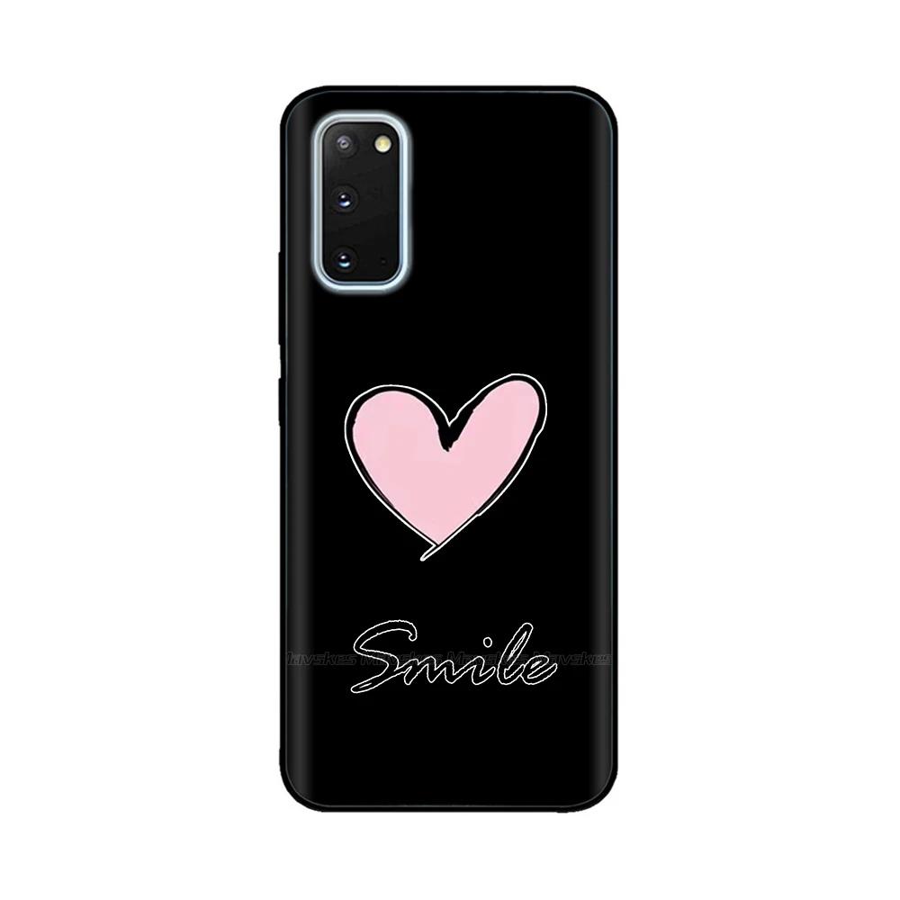 For Samsung Galaxy S20 Case Heart-Butterfly Phone Cover For Samsung S20 FE Liquid Silicone Fundas for Samsung S20 Ultra S 20