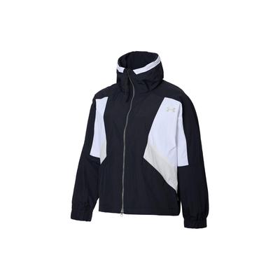 Color Block Design Vintage Casual Pleated Woven Long Sleeve Jacket Women Jackets Black 1388065-001