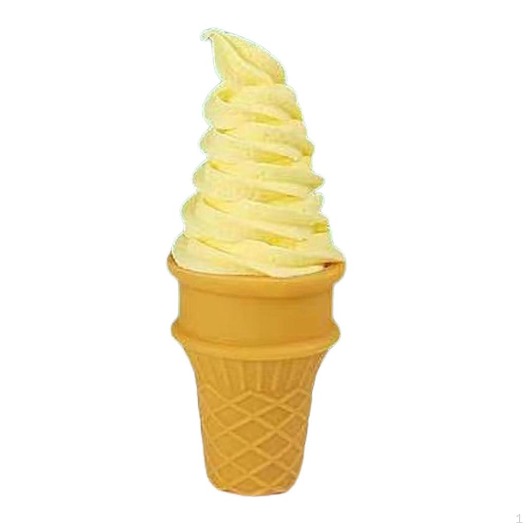 Artificial Ice Cream Cone for Display - Realistic Dessert Prop