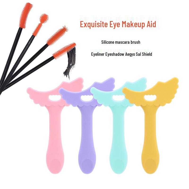 

Silicone Eye Makeup Tool: Eyelash Brush, Eyeliner, Eyeshadow, Aegyo Sal Aid