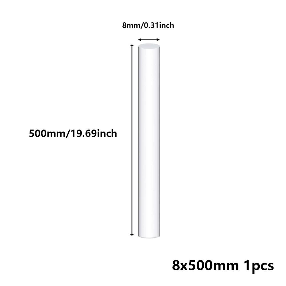 1-5 pièces de tiges rondes transparentes en acrylique, barres transparentes en acrylique pour modèles de construction DIY, artisanat et projets de matériaux