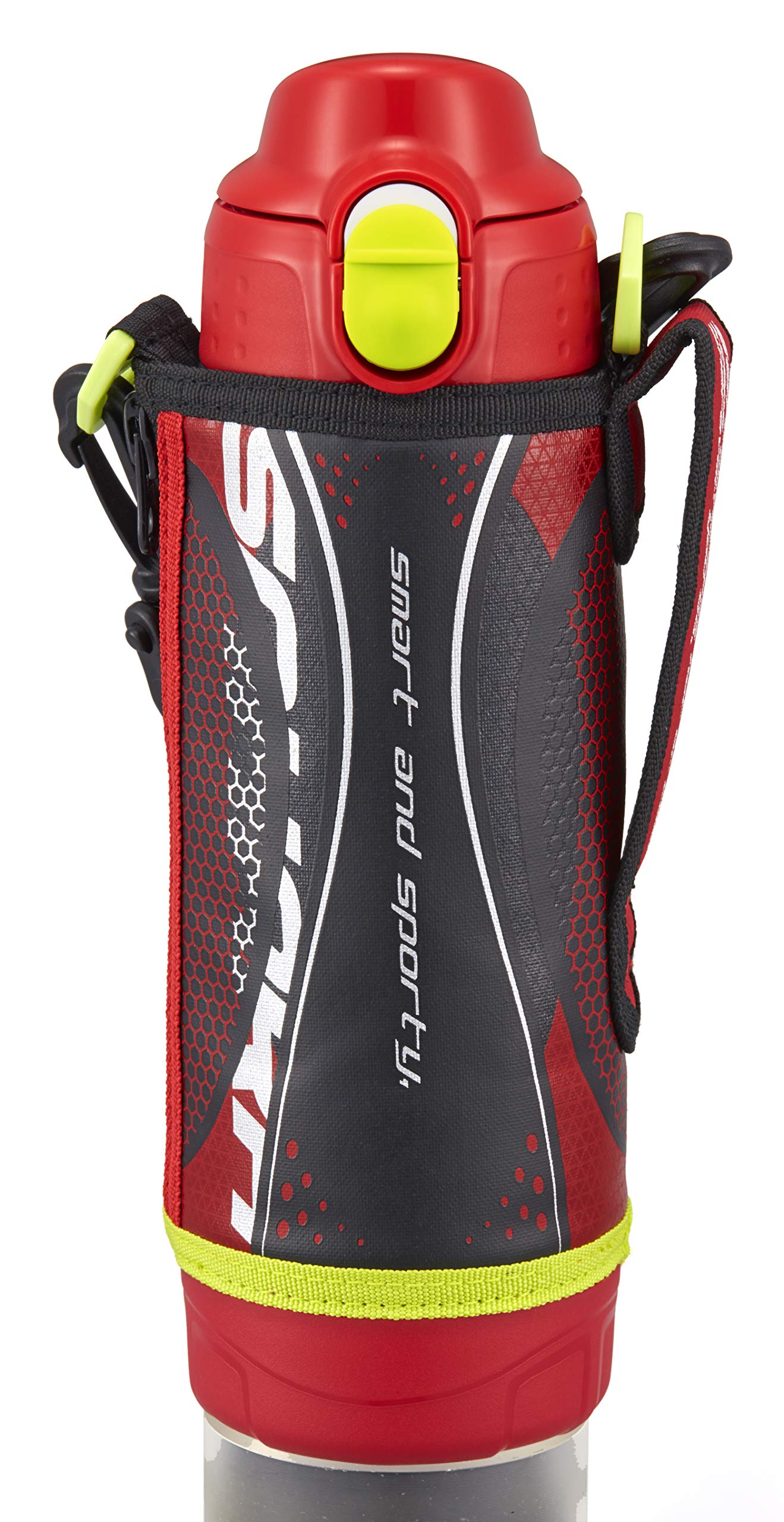 

Tiger Sahara Stainless Steel Water Bottle, 500ml, Sports, Direct Drinking, with Cup, 2-Way, Red, MBO-H050R