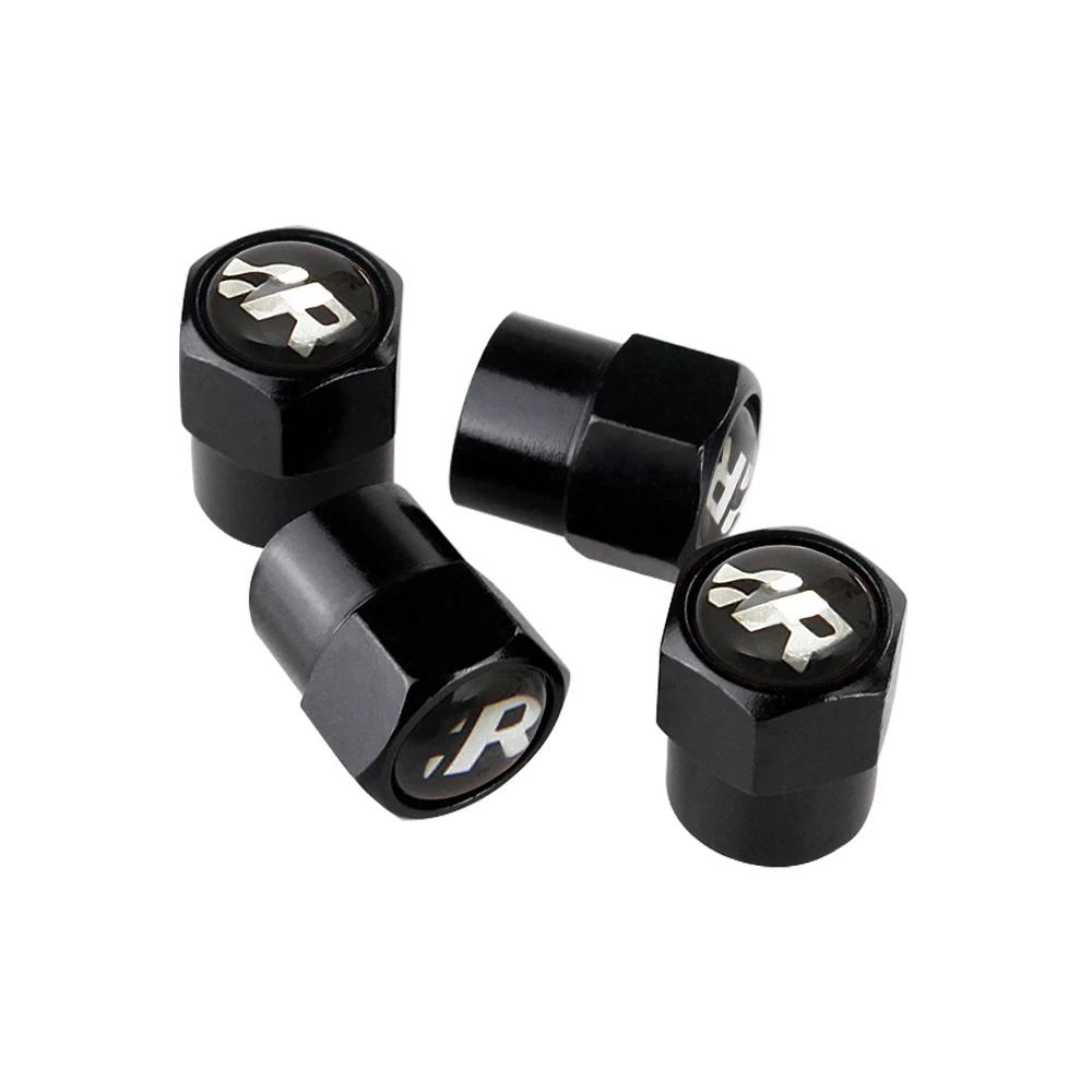 2026 Hot For VW VOLKSWAGEN 4PCS Alloy Car Tire Valve Caps Wheel Stem Covers for Volkswagen R Line GTI Polo Golf 5 6 7 Passat B5