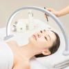 Half Moon Nail Desk Lamp with Phone Holder 28in 40W LED Arch Nail Tech Light for Makeup Salon with 3 Color Temperature