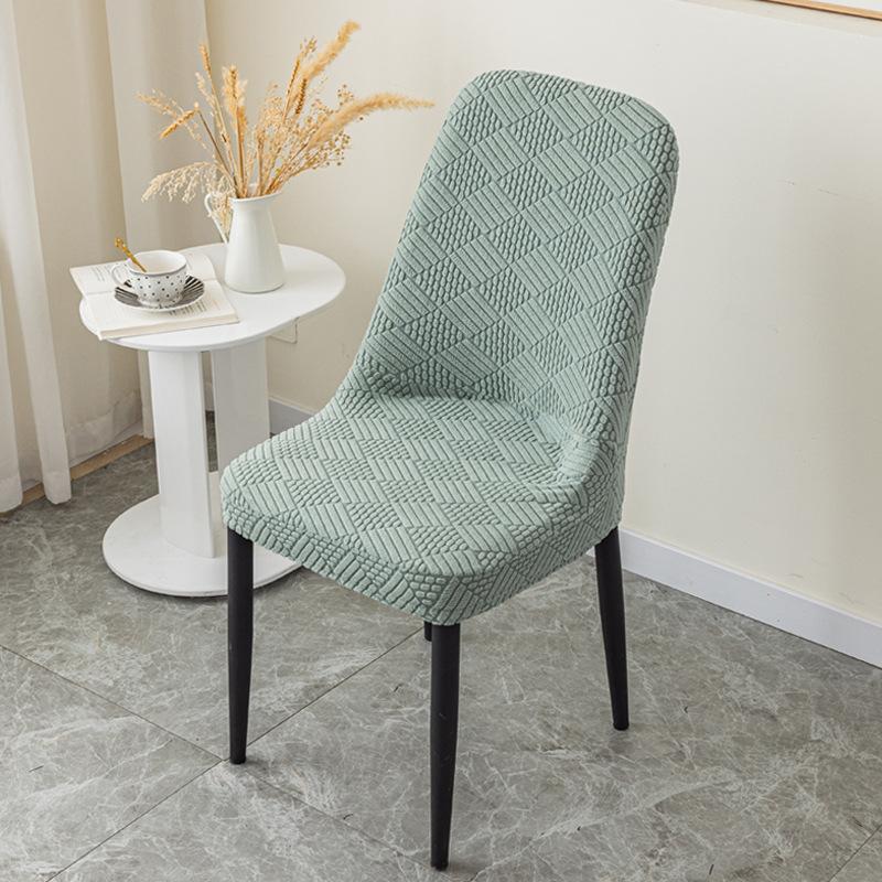 Neuer Vier-Jahreszeiten Elastischer Verdickter Großer Gebogener Stuhlbezug Sitz Esszimmerstuhlbezug Hockerbezug Halbkreisförmiger Stuhlbezug Staubdicht