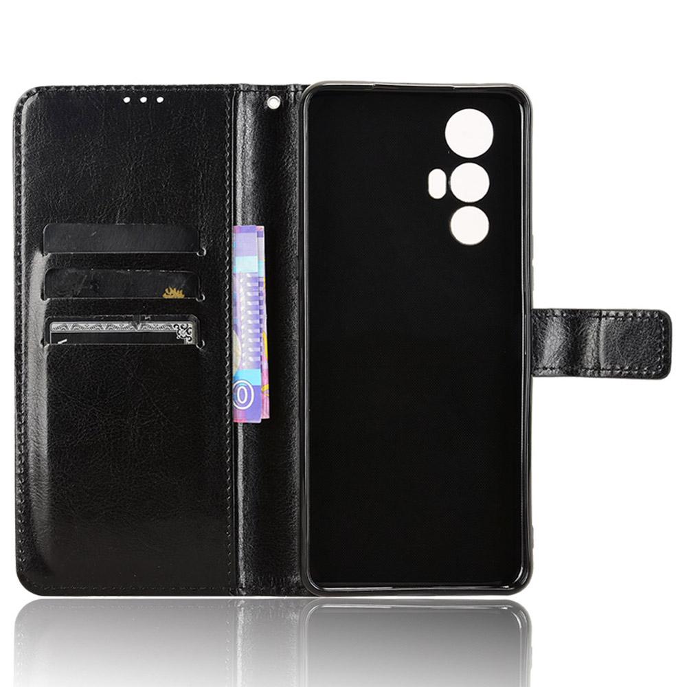 

For Cubot Max 5 Case Crazy Horse Texture PU Leather Phone Wallet Cover Red