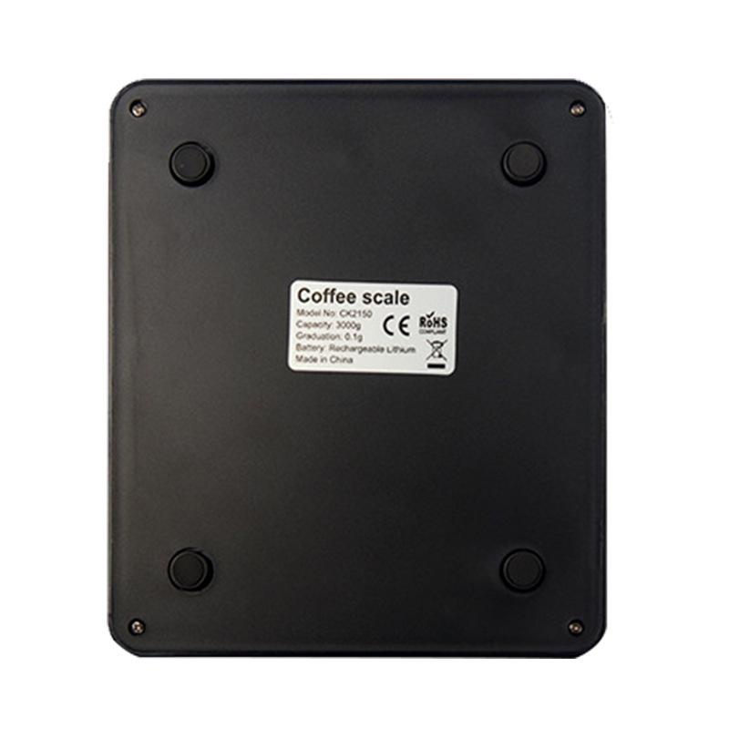 Multi-Function Electronic Coffee and Baking Scale with Automatic Timer, Rechargeable