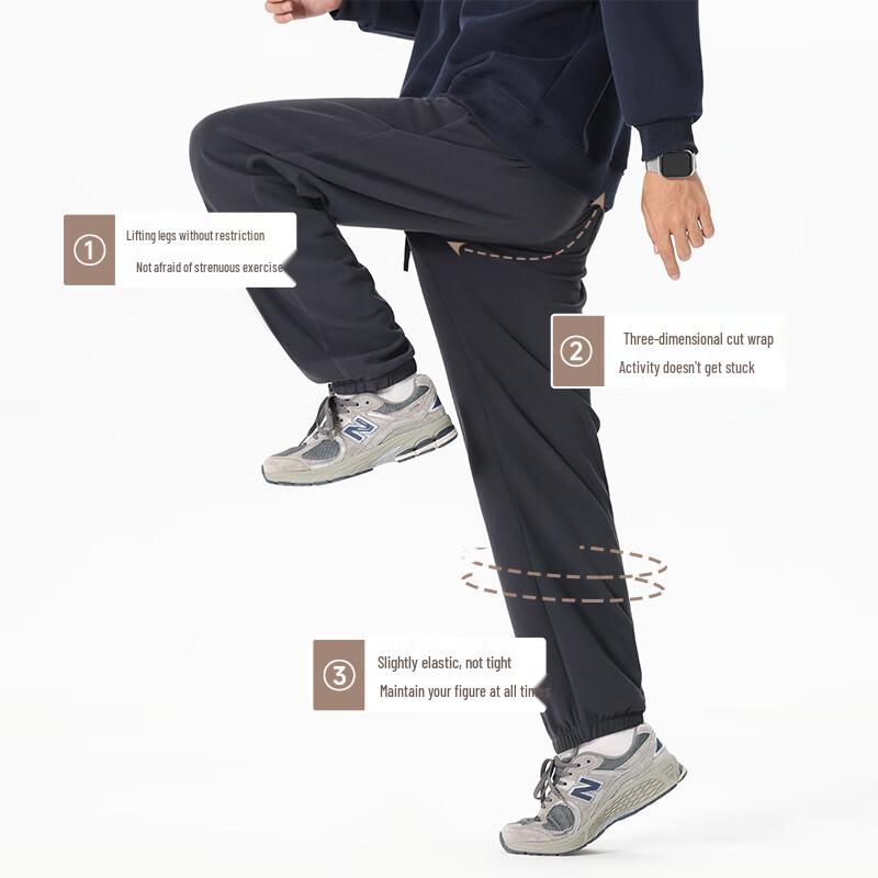 Mark Fairwhale Men's Winter Warm Fleece-Lined Sweatpants