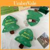 Adorable Cartoon Christmas Tree Coin Purse And Backpack Hanger With Plush Finish