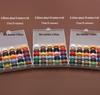 Set of 25 Colored Round Waxed Cords (130g) for Sewing, Beading & Weaving - 0.45/0.55/0.65mm