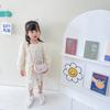 Entzückliche Koreanische Prinzessin Mini-Handtasche Mit Perlenkette Für Kinder Stilvolle Spitze am Rand