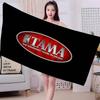 Stylish T-TAMA Drum Beach Towel Colorful Bath Towels for Girl Microfiber Quick Dry Custom Sand Free Beach Yoga Spa Gym Pool