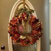 1PC Faux Flower Hanging Decor Kelly's Grateful Harvest Door Wreath