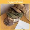 Sophisticated Fall Winter Beret Cap With Wide Brim And Sun Protection For Urban Fashion