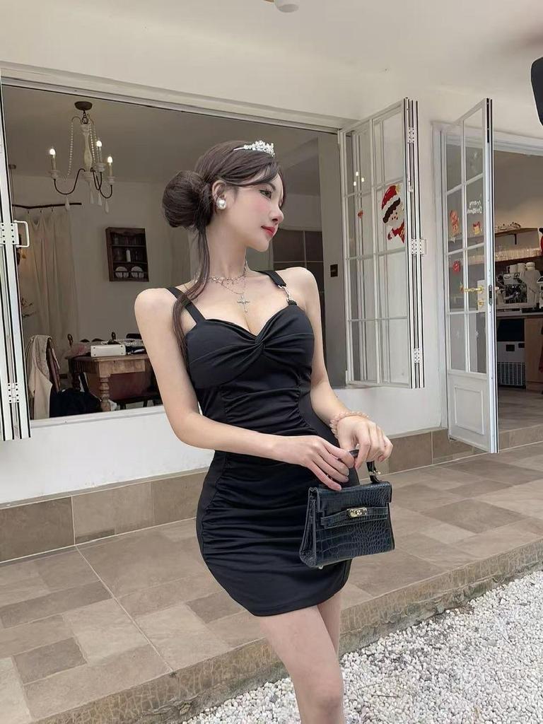 Sexy Low-Cut Nightclub Bodycon Dress for Women