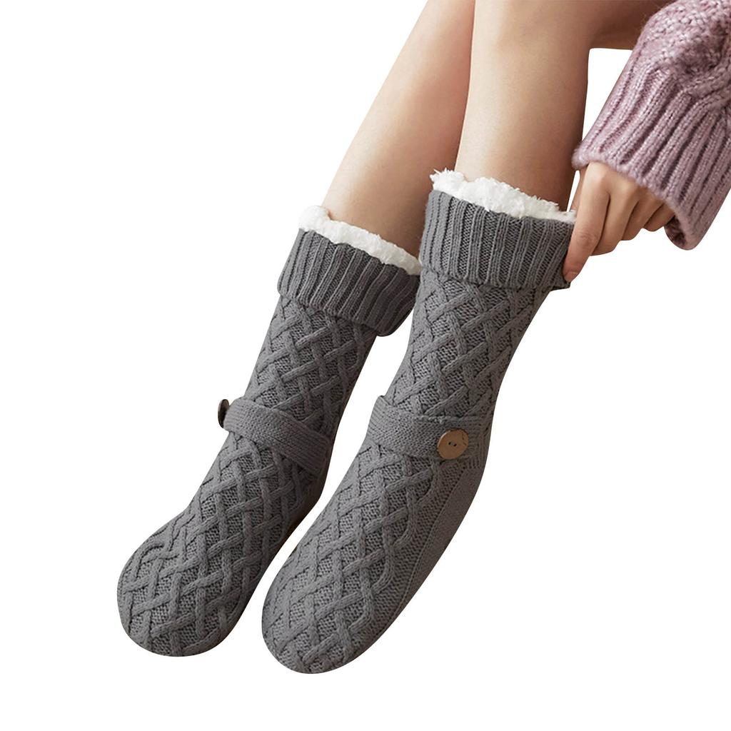 Women Keep Warm Skateboard Sock Floor Socks Snow Socks Plus Velvet Thickening