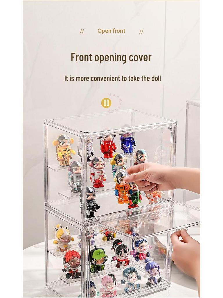 Transparent Dustproof Display Box for Action Figures and Dolls