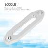 Aluminum Hawse Fairlead Wear Resistant Avoid Entanglement Towing Synthetic Winch Rope Fairlead for ATV UTV 6000LB 203mm