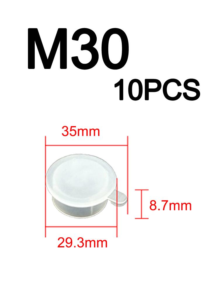 Internal Thread Translucent Plastic Plug Cover Nut Plug, Pipe Plug, Round Plug, Hole Plug Plug, Round Pipe Dust Plug
