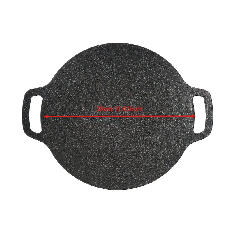 Nonstick Round Grill-Portable Grill, Suitable for Home and Outdoor Camping, Perfect for Home Storage, Camping Grill