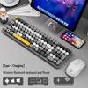 Bluetooth Wireless Keyboard & Mouse: Multi-Device, Rechargeable, Silent, Portable for Computers, Laptops, Tablets, Phones.