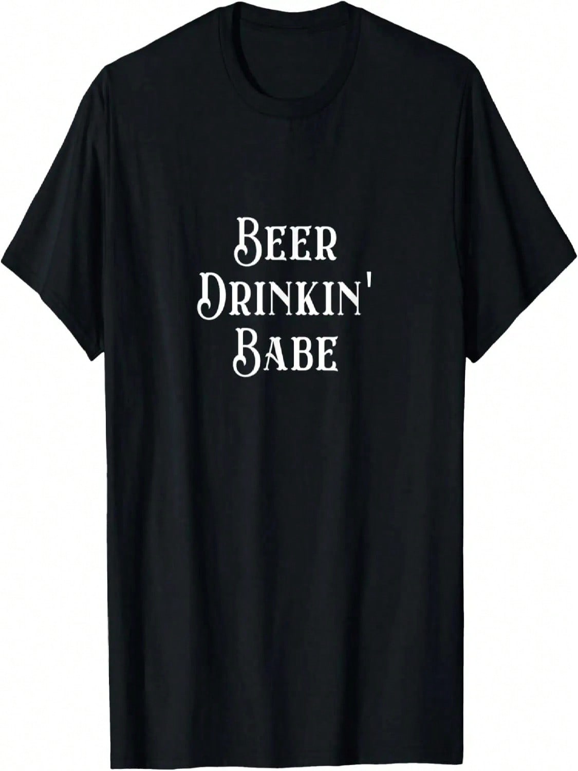 Funny Cute Womens Girls Country Concert Beer Drinkin Babe T-Shirt S разноцветный