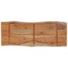 Tischplatte 90 x 40 x 2,5 cm Rechteckig Massives Akazienholz Baumkante