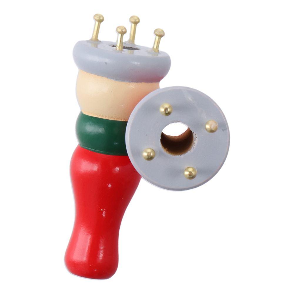 Handiwork Wooden French Knitter Tool Red Knitting Yarn Crochet Homemade Rope Tie Weaving Tools