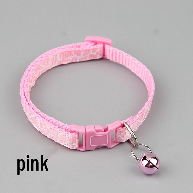 Adjustable Mesh Cat & Dog Collar with Bell