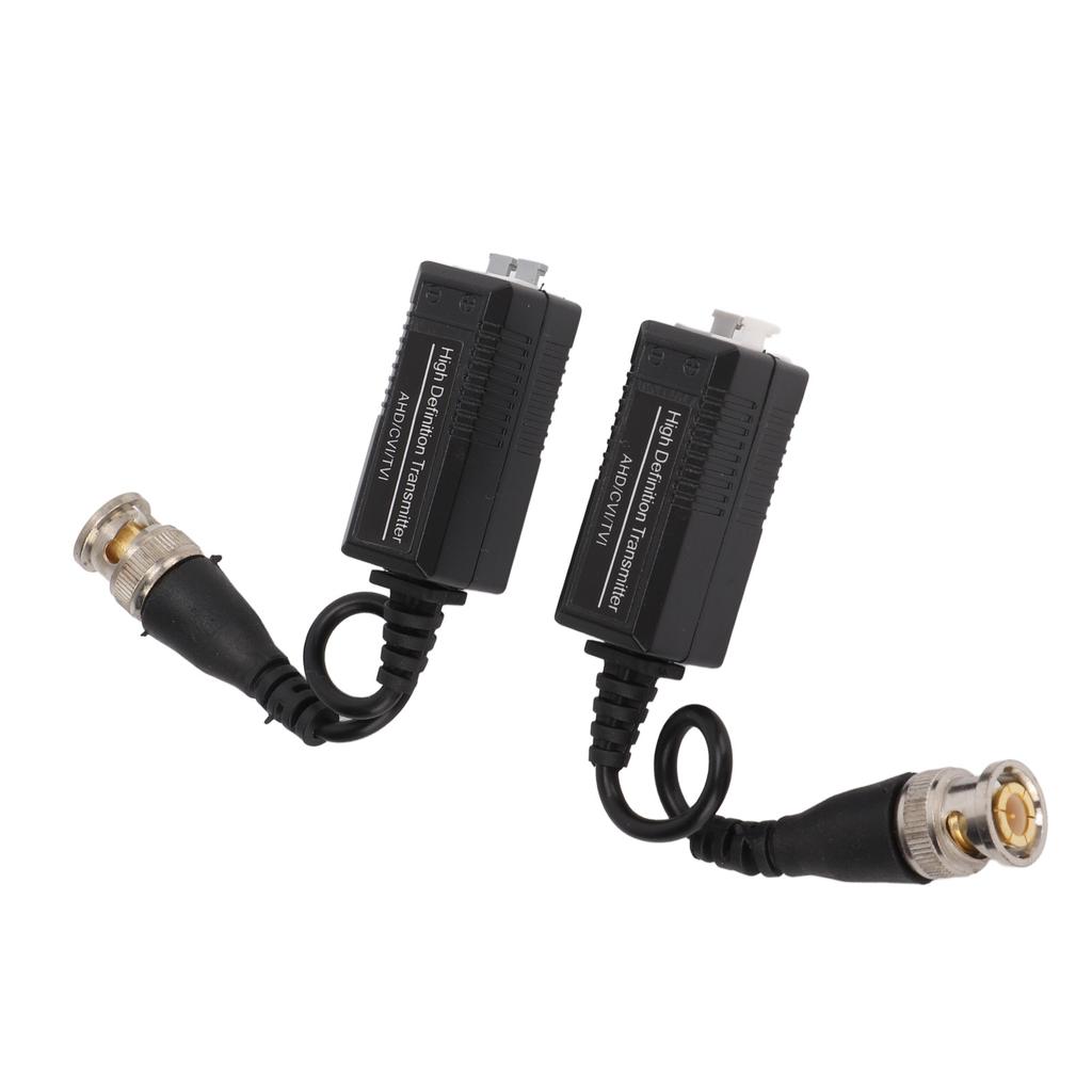 1 Pair Video Balun HD AHD TVI CVI Passive Video Balun Transceiver for CCTV Surveillance Camera Systems