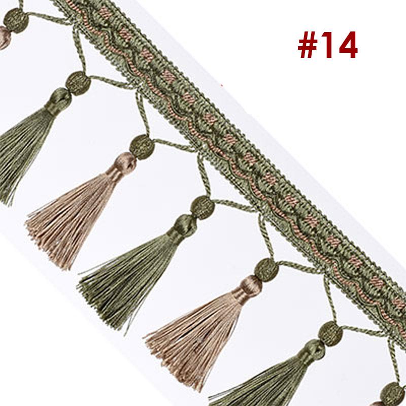 1/3M Tassel Fringe Trim Sewing Crafts Trimmings Edging Curtains Cushion Sofa Table Upholstery Sofa Decor Accessory