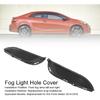 Akozon Fog Light Hole Cover, 2PCS Fog Light Grille Trim Left Right Front Bumper Fog For KIA Forte Sedan 2014 To 2016