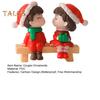Cartoon Couple Chair Resin Figurines Miniature Fairy Garden Decor Desk Ornaments Dollhouse Accessories